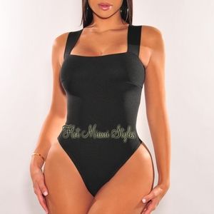 Square Neck Bandage Bodysuit